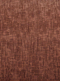 Story@home Brown Printed 1 Seater Stretchable Sofa Cover With Arms
