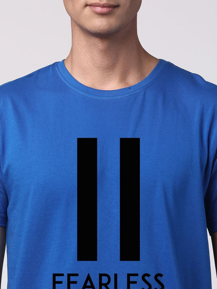ADRO Men Typography Printed Cotton T-shirt