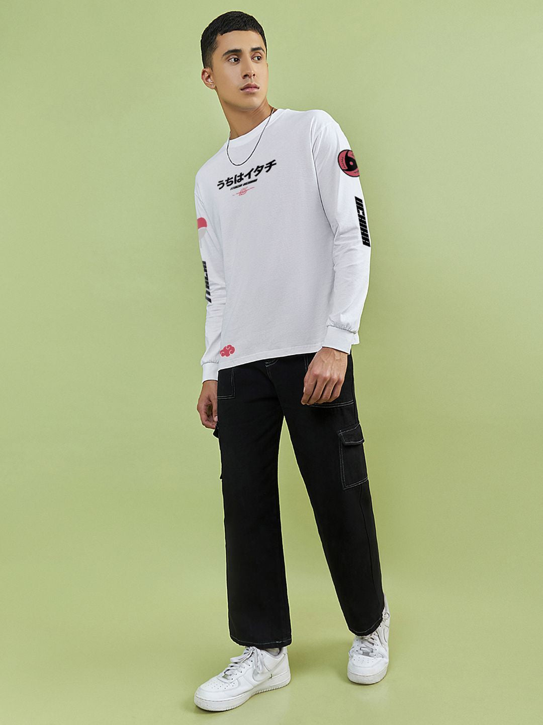 Bewakoof Men Graphic Printed Round Neck Pure Cotton Oversized T-Shirt