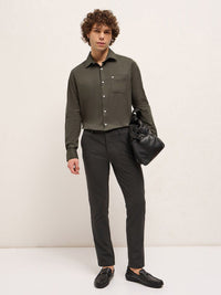 THE BEAR HOUSE Men Tailored Fit Opaque Formal Shirt