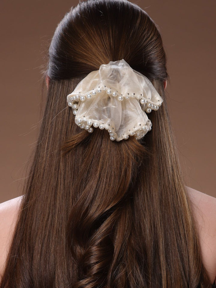 VOGUE PANASH Women Set of 2 Embellished Ponytail Holders