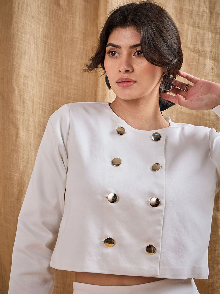 SASSAFRAS Long Sleeves Pea Coat