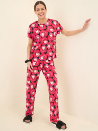Sweet Dreams Women Printed Night suit