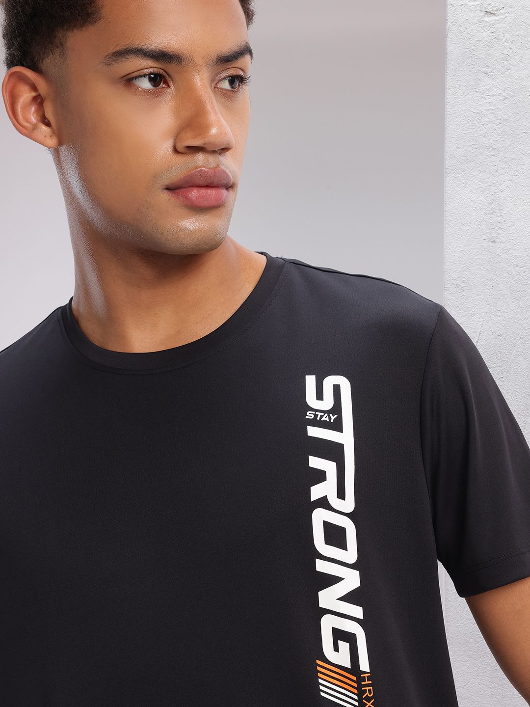 HRX by Hrithik Roshan Printed Rapid-Dry Training T-shirt