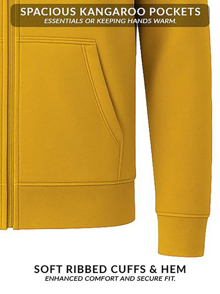 ADRO Men Printed Hooded Sweatshirt