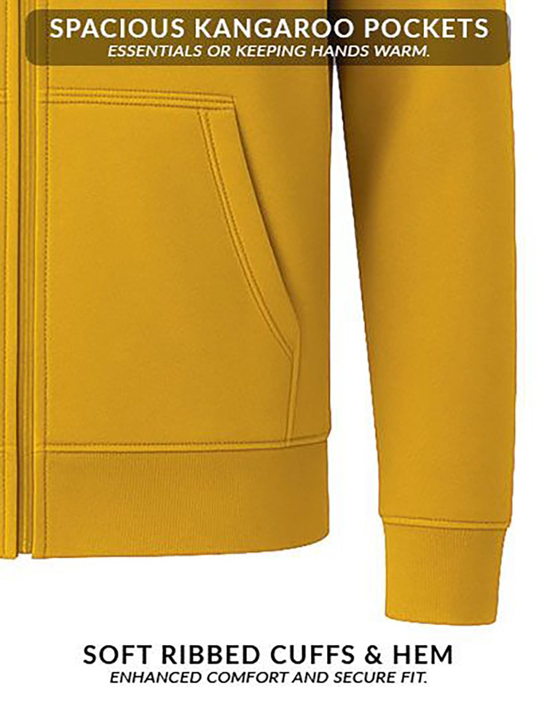 ADRO Men Printed Hooded Sweatshirt