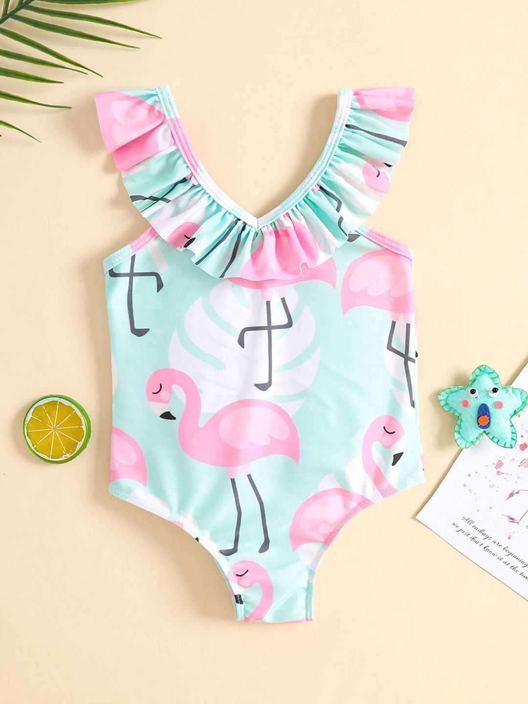 YK Infant Girls Printed Sleeveless Bodysuit