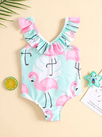 YK Infant Girls Printed Sleeveless Bodysuit