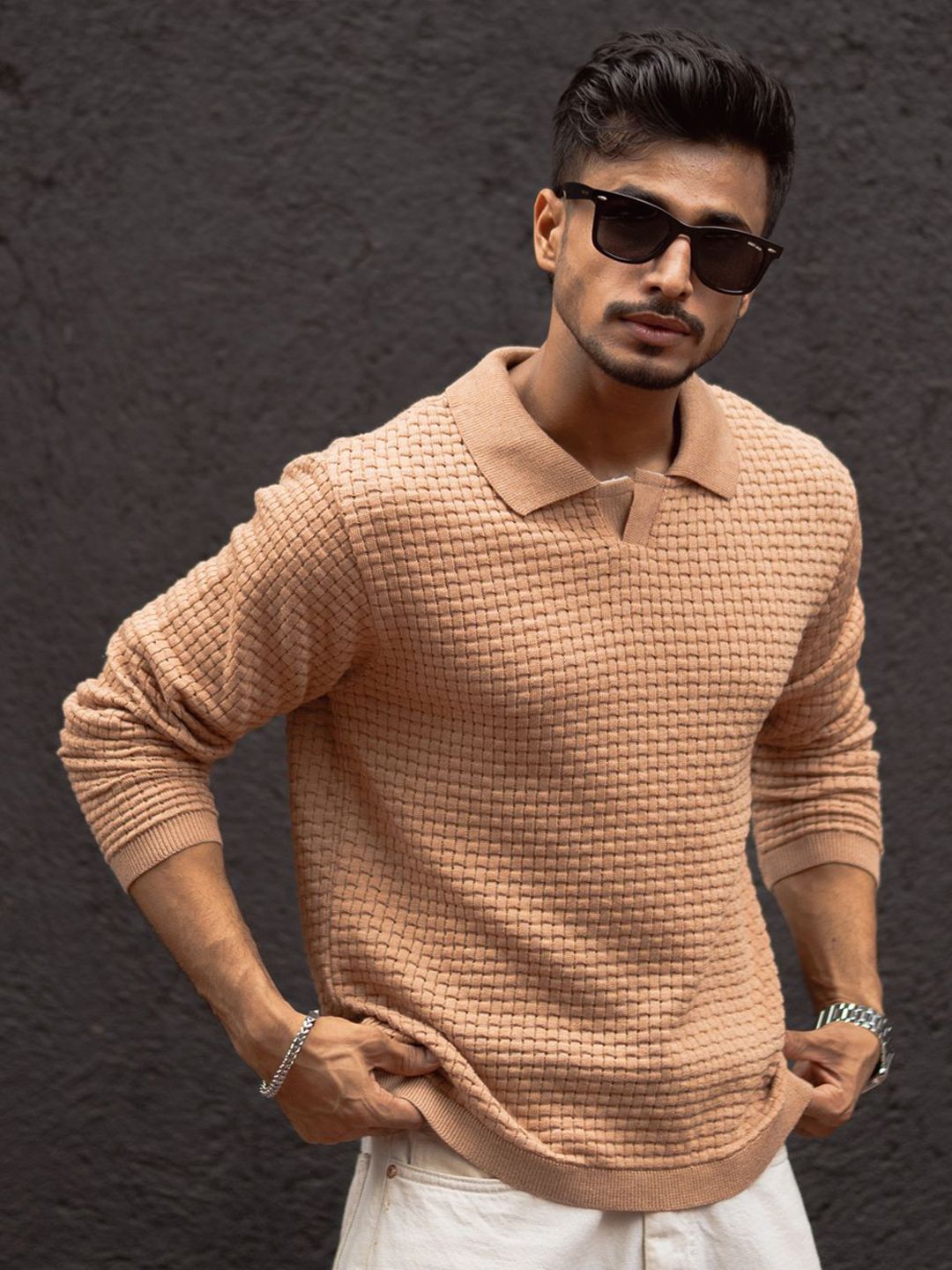 Powerlook Men Polo Collar T-shirt