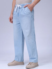 The Indian Garage Co Men Relaxed Fit Cotton Jogger Demin