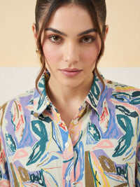 Mamicha Print Top
