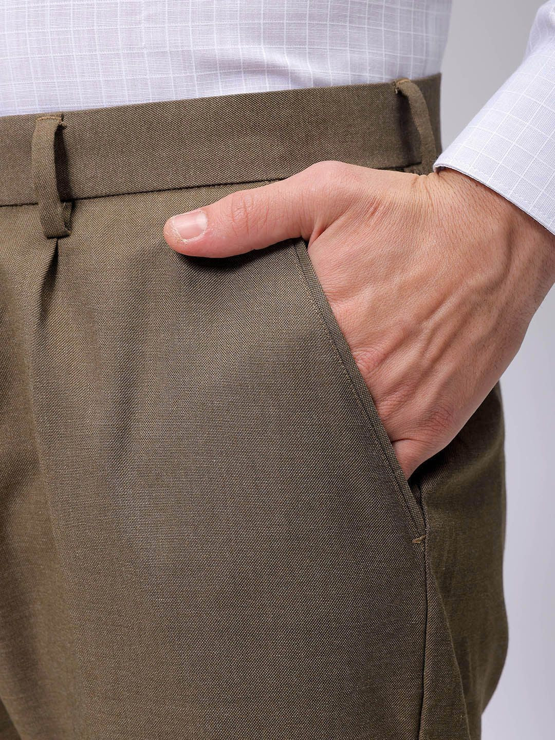 The Indian Garage Co. X Luxe Men Pleated Formal Trousers