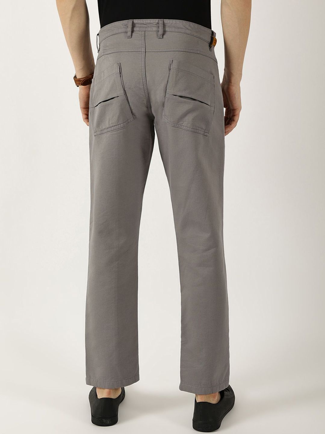 Thomas Scott Men Smart Easy Wash Cargos Trousers