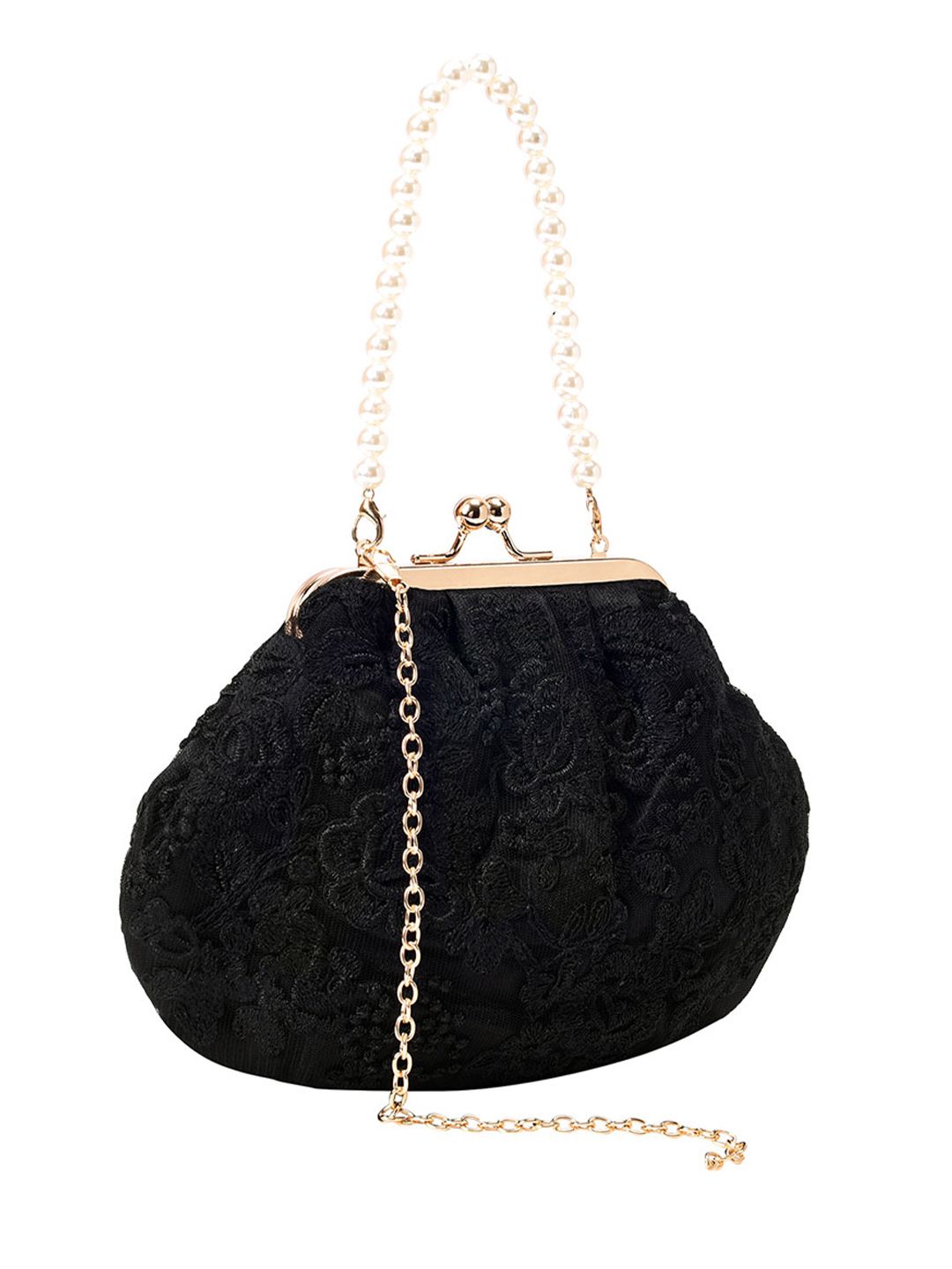 Lino Perros Floral Embroidered Party Purse