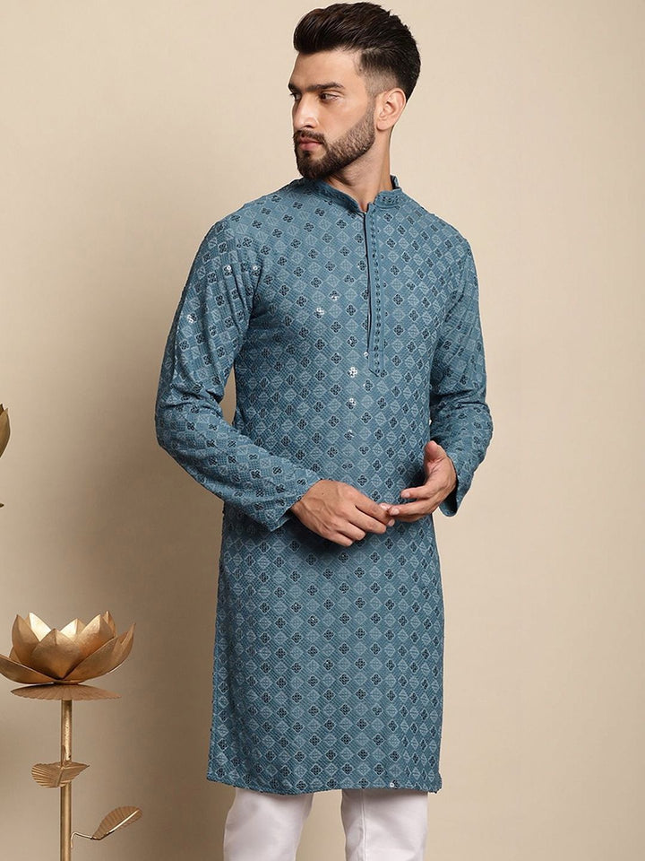 Kurta Kerja Benang Sulam Lelaki Anouk
