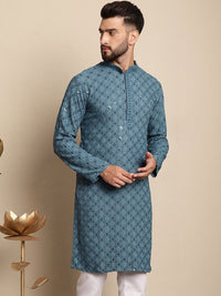 Kurta Kerja Benang Sulam Lelaki Anouk