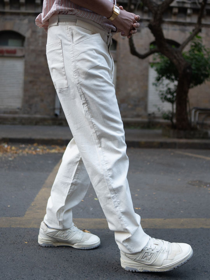 Powerlook Men Regular Fit Mid Rise Cotton Trousers