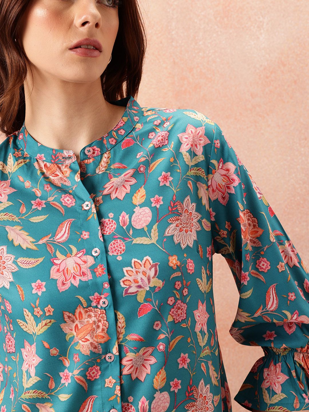 all about you Floral Opaque Printed Casual Shirt