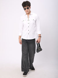 VASTRADO Men Classic Slim Fit Opaque Casual Shirt