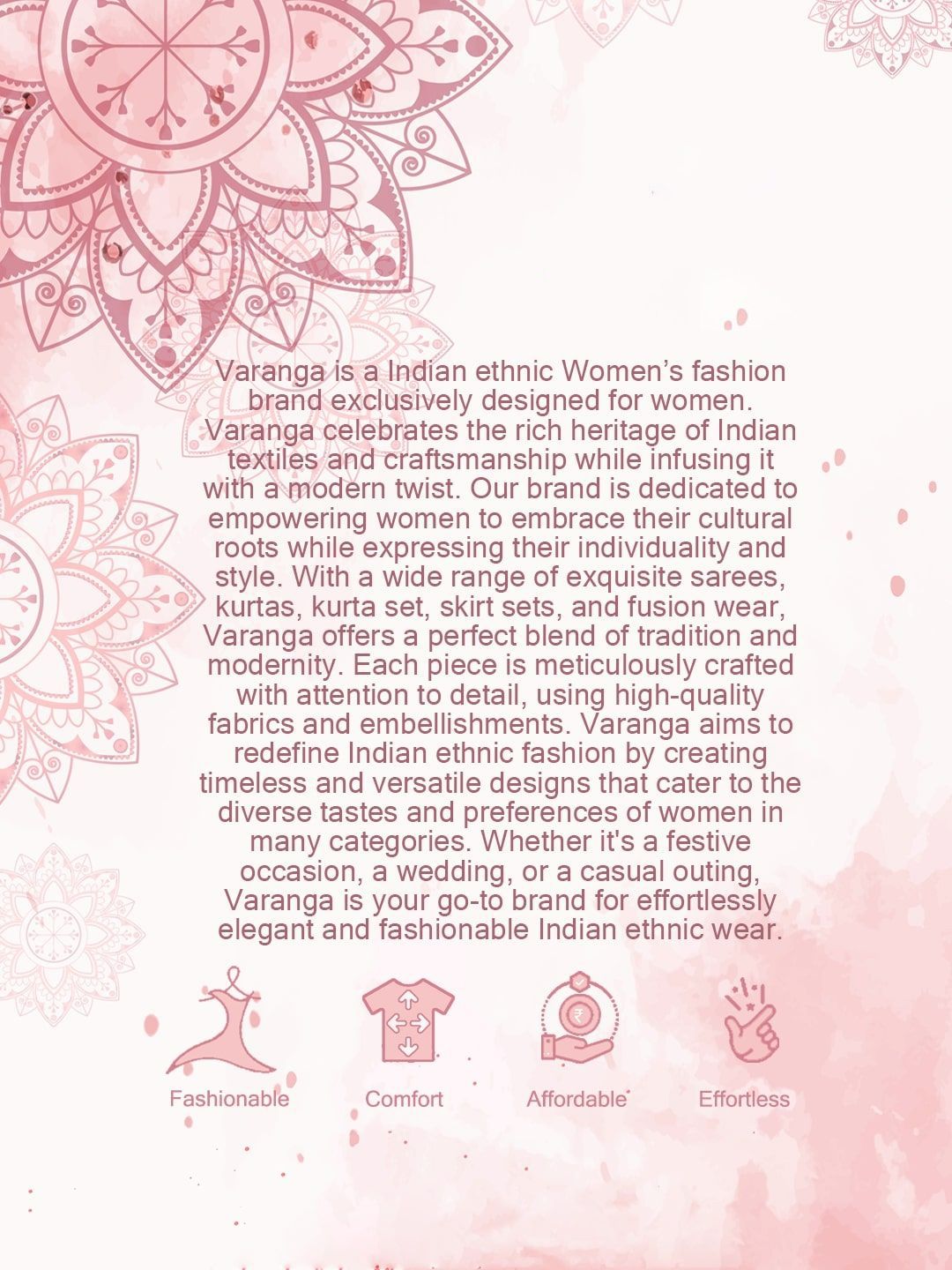 Varanga Floral Printed V-Neck Straight Kurta With Trousers And Dupatta