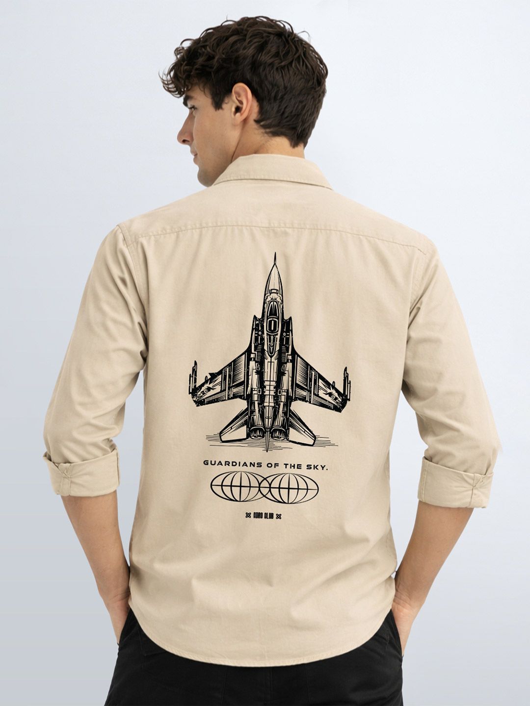 Baju Kasual Bercetak Standard ADRO Lelaki