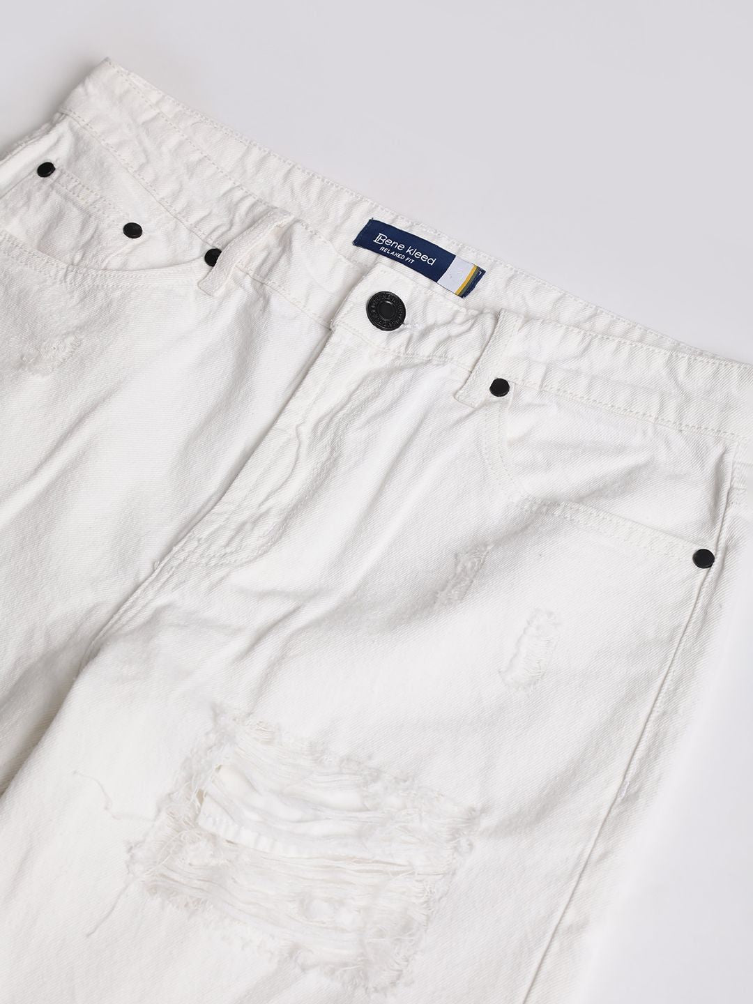 Bene Kleed Men Relaxed Fit Highly Distressed Jeans