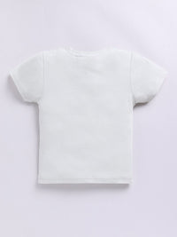 Happy Faces Boys Printed Tropical Pure Cotton T-shirt