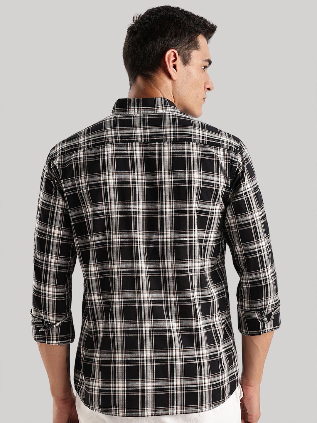 ADRO Standard Tartan Checks Baju Kasual Kapas