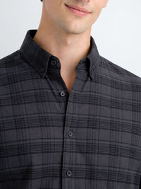 ADRO Men Standard Tartan Checks Checked Casual Shirt