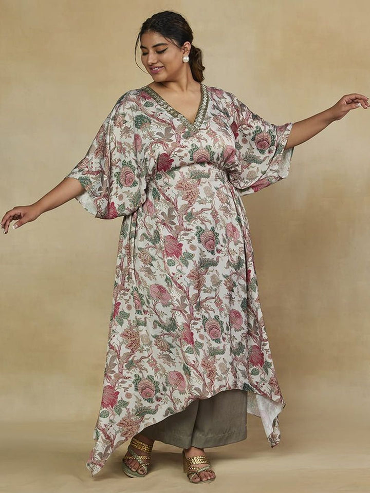Mamicha Printed Kaftan & Trousers Co-Ords Set
