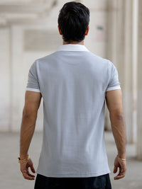 Powerlook Men Polo Collar Pure Cotton T-shirt