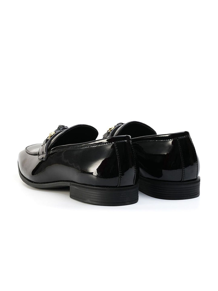 Kasut Slip On Bertumit Blok Hitam Lelaki MONKSTORY