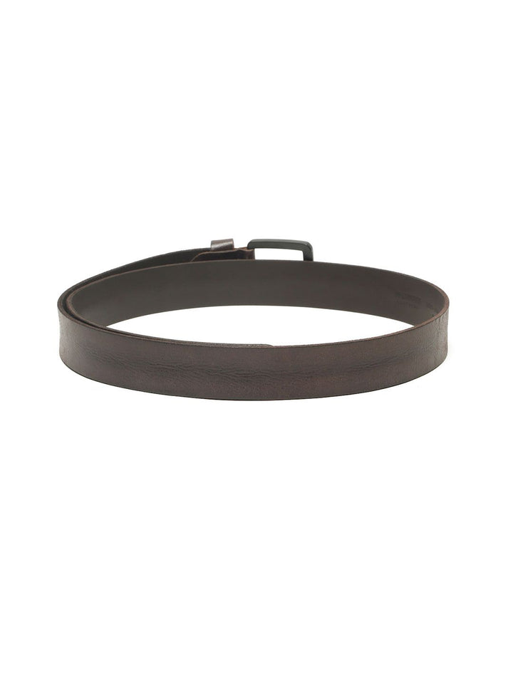 Teakwood Leathers Men Textured Leather Belt