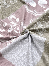 KLOTTHE Multi Floral Printed 300 TC King  Bedsheets
