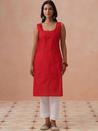 House of Chikankari Women Embroidered Chikankari Georgette Kurta