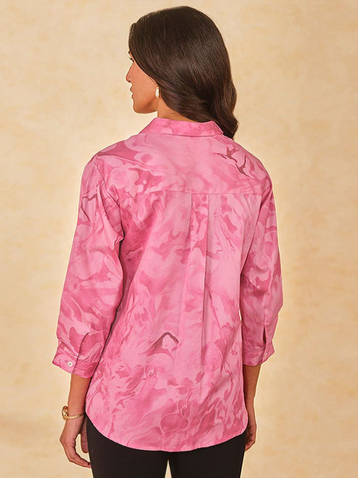 AND Print Cotton Top