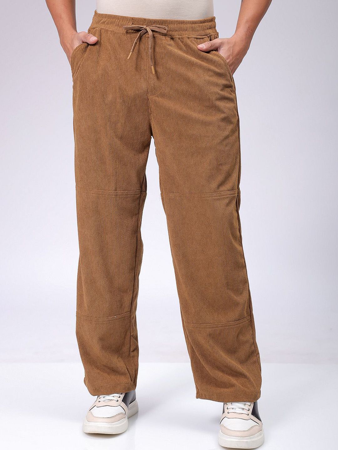 The Indian Garage Co Men Loose Fit Joggers Trousers
