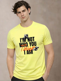ADRO Men Typography Printed T-shirt