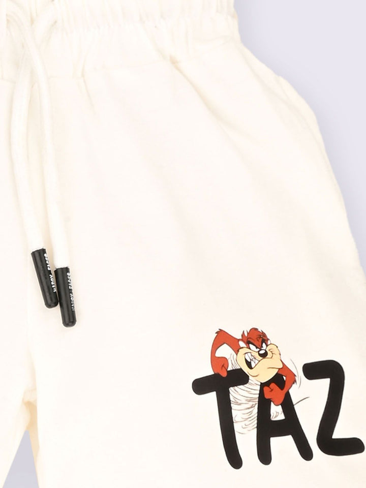 Happy Faces Boys Looney Tunes Printed Cotton Shorts