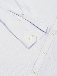 Thomas Scott Men Smart Spread Collar Micro Checked Cotton Formal Shirt