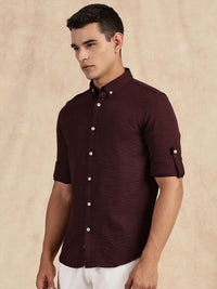 Thomas Scott Men Slim Fit Button-Down Collar Casual Shirt