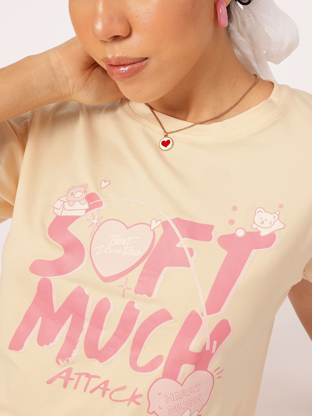 DressBerry Typo Twist Printed T-shirt