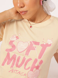DressBerry Typo Twist Printed T-shirt