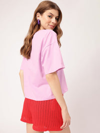 Pretty In Feminine Magic Printed Boxy T-shirt