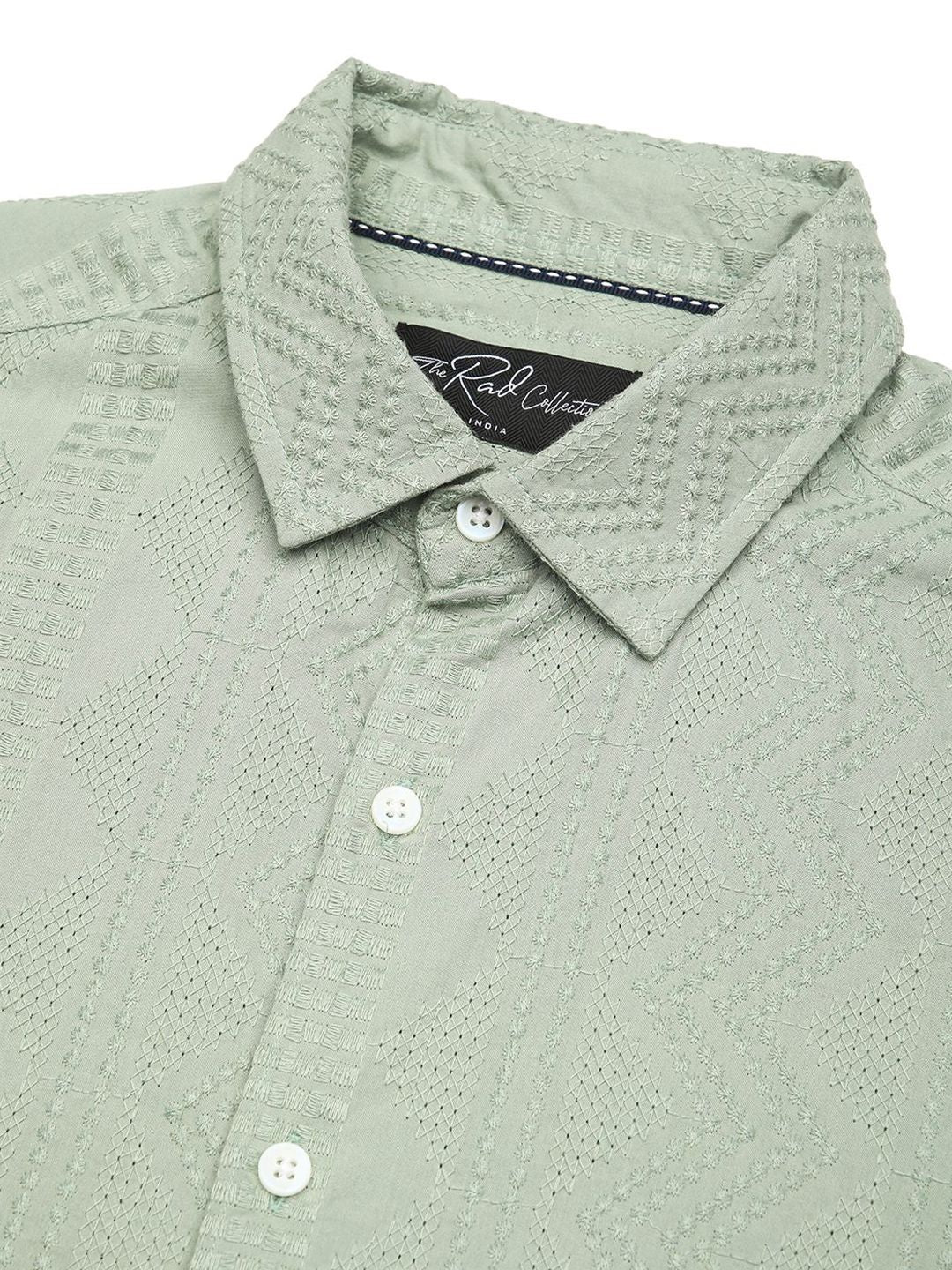 VASTRADO Men Classic Slim Fit Opaque Casual Shirt