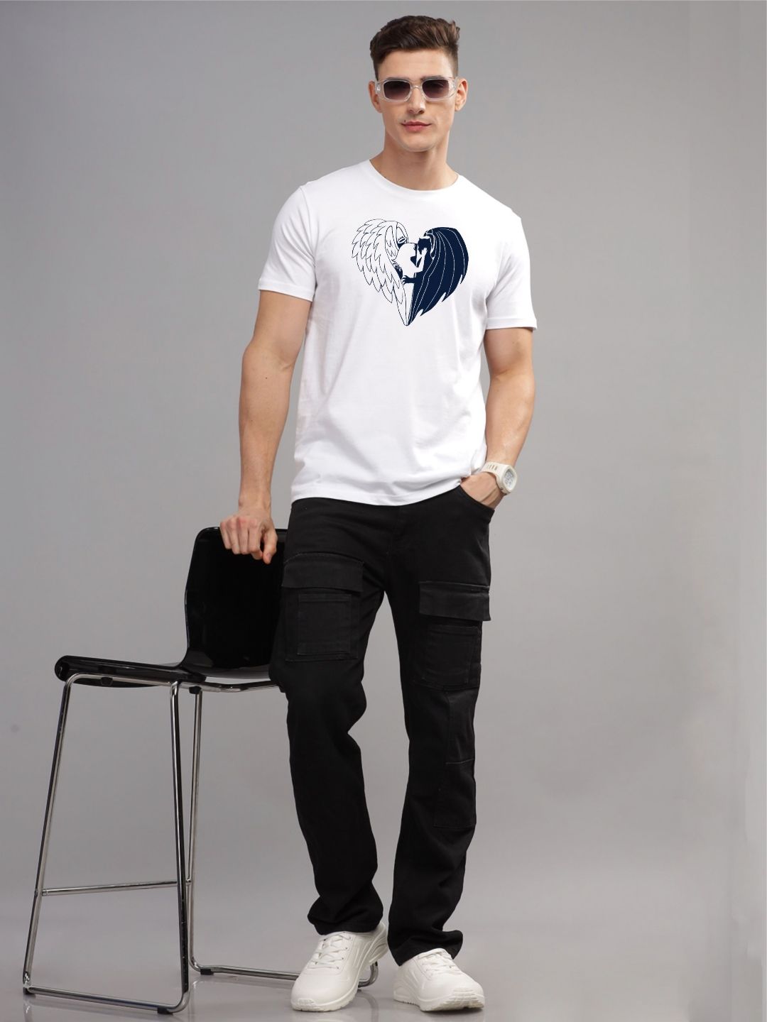 ADRO Men Printed T-shirt