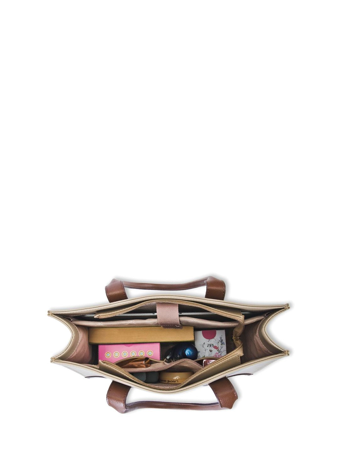 Lino Perros Oversized Structured Tote Bag with Tasselled