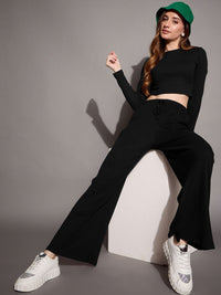 SASSAFRAS BASICS Women Solid Relaxed Fit Track Pants