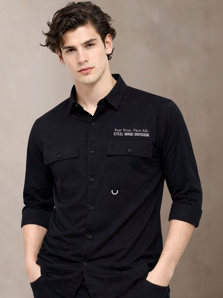 ADRO Men Classic Printed Casual Shirt