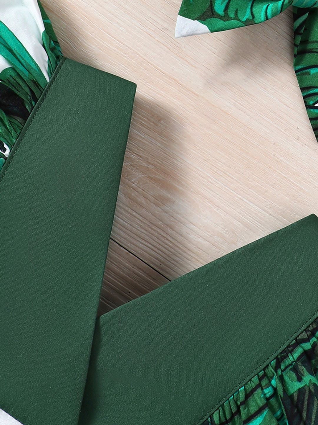 YK Floral Girls Printed Fit & Flare Dress